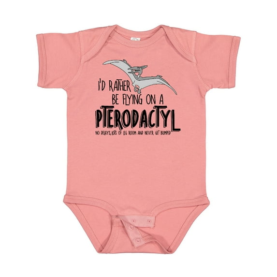 Inktastic Flying Pterodactyl Boys or Girls Baby Bodysuit