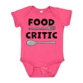 thumbnail image 1 of Inktastic Food Critic with Fork and Spoon Boys or Girls Baby Bodysuit, 1 of 5