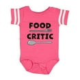 thumbnail image 1 of Inktastic Food Critic with Fork and Spoon Boys or Girls Baby Bodysuit, 1 of 5