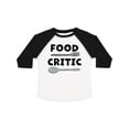 thumbnail image 1 of Inktastic Food Critic with Fork and Spoon Boys or Girls Toddler T-Shirt, 1 of 5