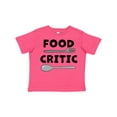 thumbnail image 1 of Inktastic Food Critic with Fork and Spoon Boys or Girls Toddler T-Shirt, 1 of 5