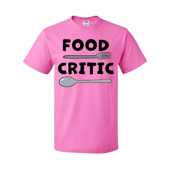 Inktastic Food Critic with Fork and Spoon T-Shirt