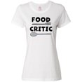 thumbnail image 1 of Inktastic Food Critic with Fork and Spoon Women's T-Shirt, 1 of 5