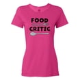 thumbnail image 1 of Inktastic Food Critic with Fork and Spoon Women's T-Shirt, 1 of 5