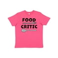 thumbnail image 1 of Inktastic Food Critic with Fork and Spoon Youth T-Shirt, 1 of 5