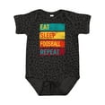 thumbnail image 1 of Inktastic Foosball Funny Eat Sleep Foosball Repeat Quote Boys or Girls Baby Bodysuit, 1 of 5