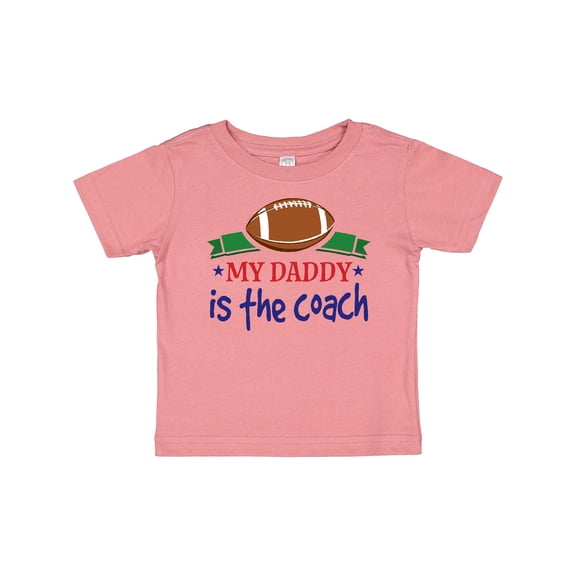 Inktastic Football Daddy is the Coach Childs Boys Baby T-Shirt