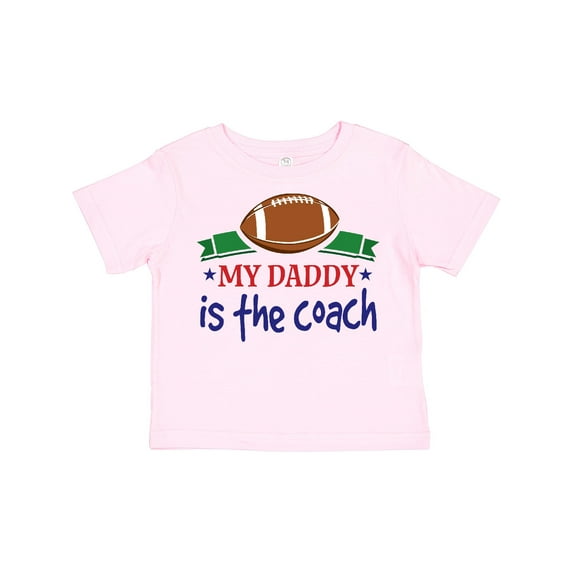Inktastic Football Daddy is the Coach Childs Boys Toddler T-Shirt