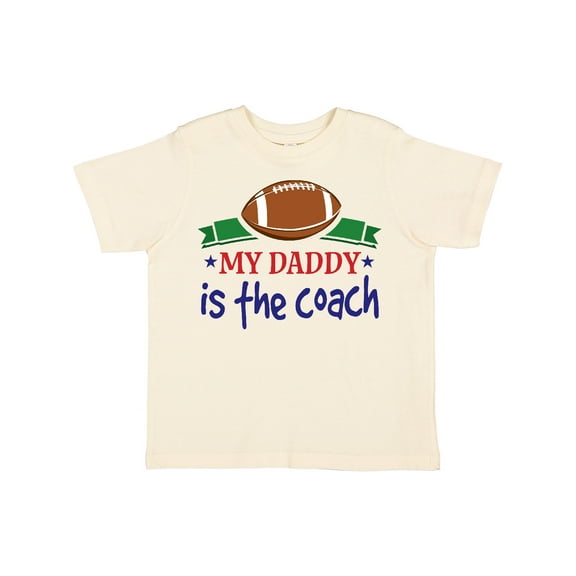 Inktastic Football Daddy is the Coach Childs Boys Toddler T-Shirt