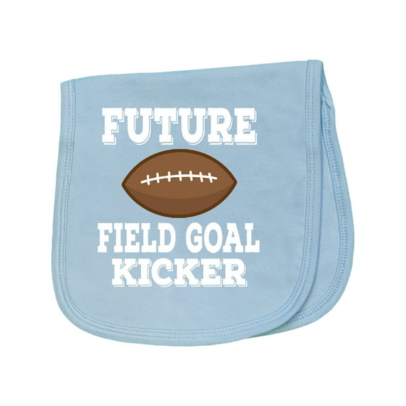 Inktastic Football Future Field Goal Kicker Baby Burp Cloth