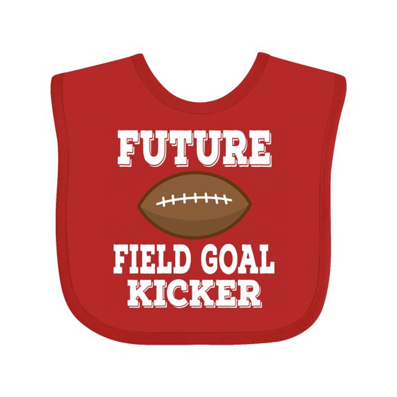 Inktastic Football Future Field Goal Kicker Boys Baby Bib