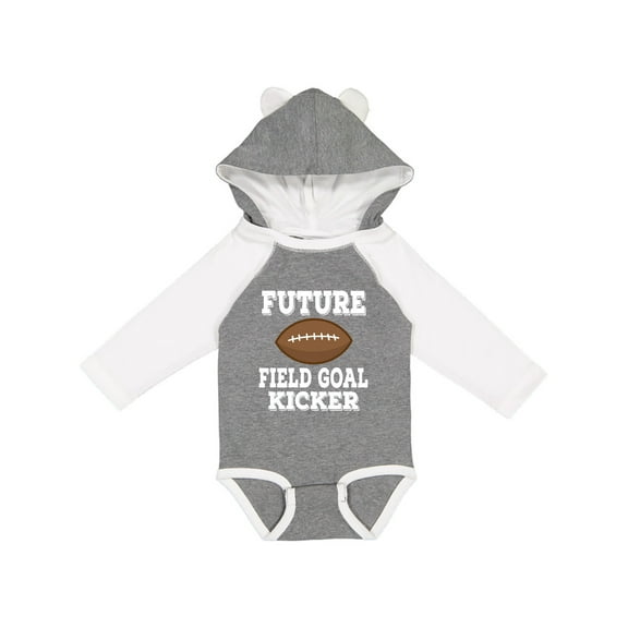 Inktastic Football Future Field Goal Kicker Boys Long Sleeve Baby Bodysuit