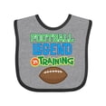 thumbnail image 1 of Inktastic Football Legend In Training Boys Baby Bib, 1 of 4