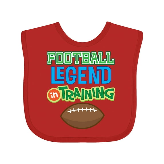 Inktastic Football Legend In Training Boys Baby Bib