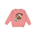 thumbnail image 1 of Inktastic Football Like a Girl Toddler Sweatshirt, 1 of 4