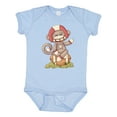 thumbnail image 1 of Inktastic Football Monkey Boys or Girls Baby Bodysuit, 1 of 5