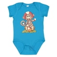 thumbnail image 1 of Inktastic Football Monkey Boys or Girls Baby Bodysuit, 1 of 5