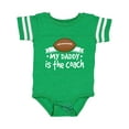 thumbnail image 1 of Inktastic Football My Daddy is the Coach Boys or Girls Baby Bodysuit, 1 of 5