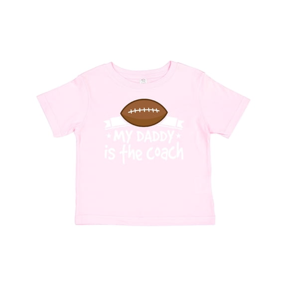 Inktastic Football My Daddy is the Coach Boys or Girls Baby T-Shirt