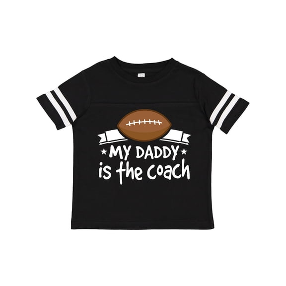 Inktastic Football My Daddy is the Coach Boys or Girls Toddler T-Shirt