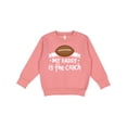 thumbnail image 1 of Inktastic Football My Daddy is the Coach Toddler Sweatshirt, 1 of 4