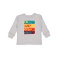 thumbnail image 1 of Inktastic Football Sports Eat Sleep Football Repeat Boys or Girls Long Sleeve Toddler T-Shirt, 1 of 5