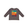 thumbnail image 1 of Inktastic Football Sports Eat Sleep Football Repeat Boys or Girls Long Sleeve Toddler T-Shirt, 1 of 5