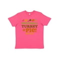 thumbnail image 1 of Inktastic Football Turkey And Pie Youth T-Shirt, 1 of 5