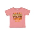 thumbnail image 1 of Inktastic Football Turkey and Pie Girls Baby T-Shirt, 1 of 5