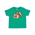 thumbnail image 1 of Inktastic Football with Flowers and Leopard Spots Boys or Girls Baby T-Shirt, 1 of 5