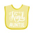thumbnail image 1 of Inktastic For Aunts | One of a Kind Auntie (white) Girls Baby Bib, 1 of 4