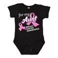 thumbnail image 1 of Inktastic For My Aunt Breast Cancer Awareness Boys or Girls Baby Bodysuit, 1 of 5