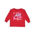 thumbnail image 1 of Inktastic For My Aunt - Breast Cancer Awareness Boys or Girls Long Sleeve Toddler T-Shirt, 1 of 5