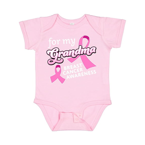 Inktastic For My Grandma-breast Cancer Awareness Boys or Girls Baby Bodysuit