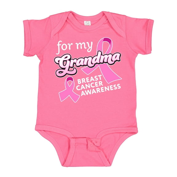 Inktastic For My Grandma-breast Cancer Awareness Boys or Girls Baby Bodysuit