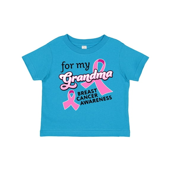 Inktastic For My Grandma-Breast Cancer Awareness Boys or Girls Toddler T-Shirt