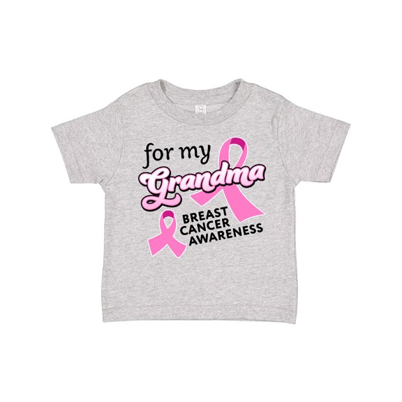 Inktastic For My Grandma-Breast Cancer Awareness Boys or Girls Toddler T-Shirt
