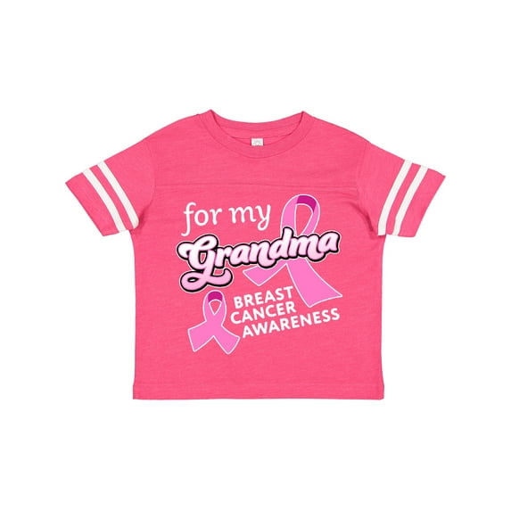 Inktastic For My Grandma-Breast Cancer Awareness Boys or Girls Toddler T-Shirt