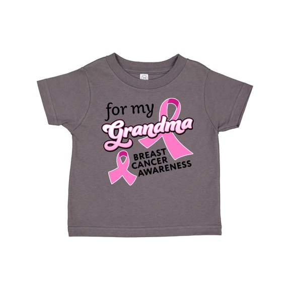 Inktastic For My Grandma-Breast Cancer Awareness Boys or Girls Toddler T-Shirt