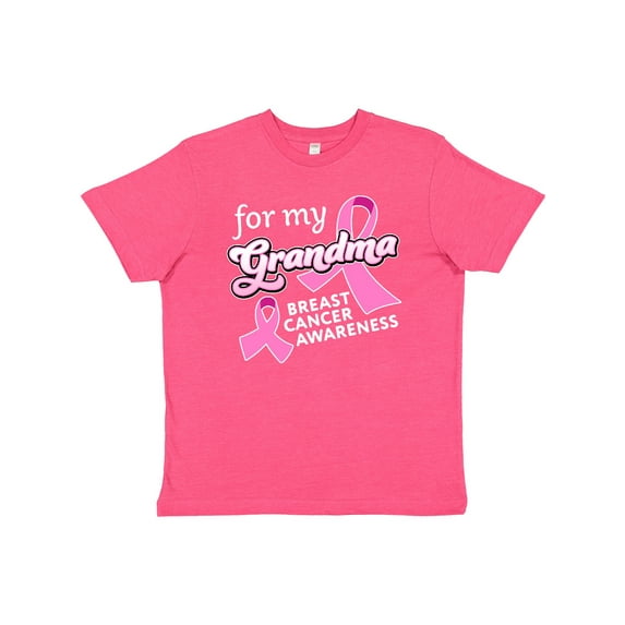 Inktastic For My Grandma-breast Cancer Awareness Youth T-Shirt