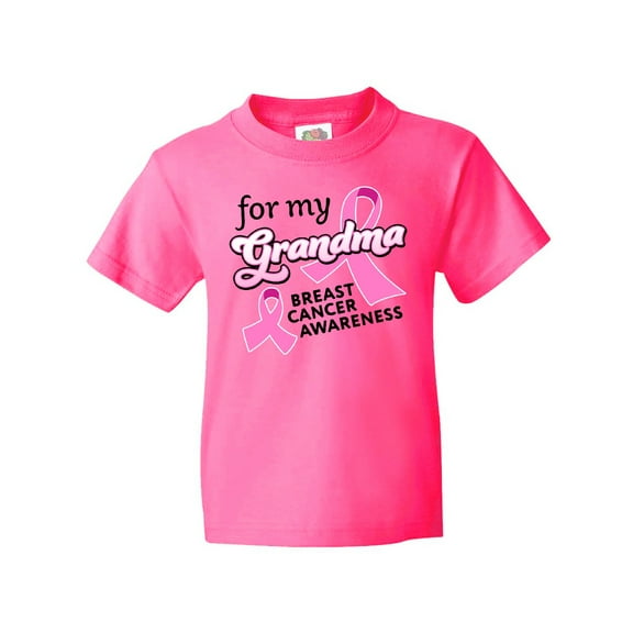 Inktastic For My Grandma-breast Cancer Awareness Youth T-Shirt