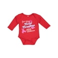 thumbnail image 1 of Inktastic For My Great Grandma-Breast Cancer Awareness Boys or Girls Long Sleeve Baby Bodysuit, 1 of 5