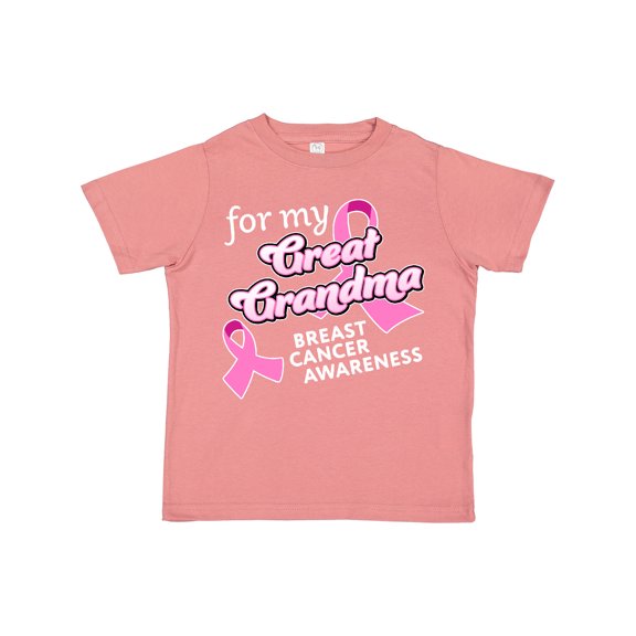Inktastic For My Great Grandma-breast Cancer Awareness Boys or Girls Toddler T-Shirt