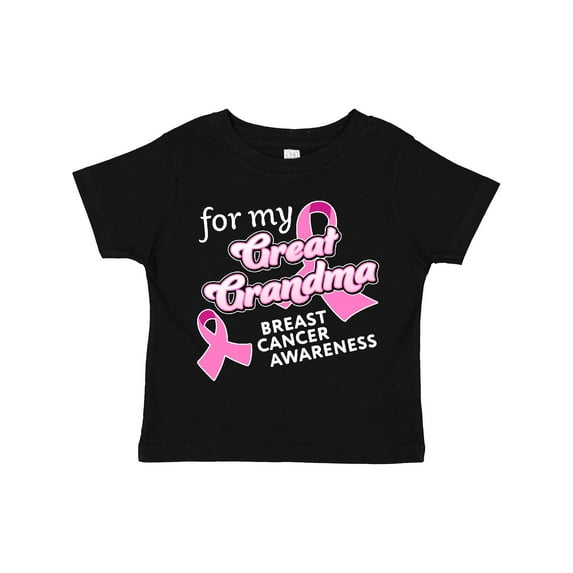 Inktastic For My Great Grandma-breast Cancer Awareness Boys or Girls Toddler T-Shirt