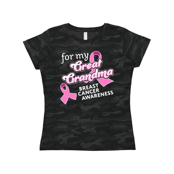 Inktastic For My Great Grandma-Breast Cancer Awareness Women's T-Shirt