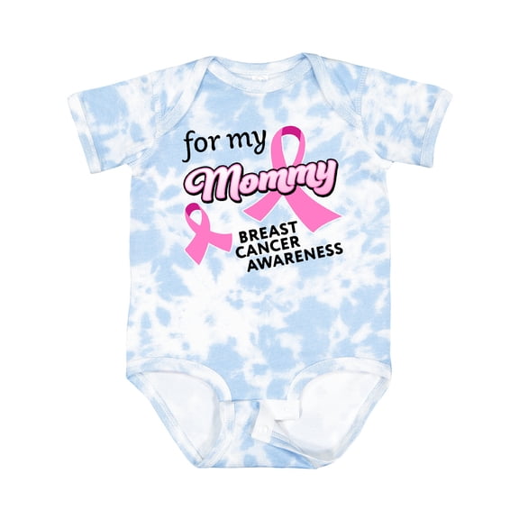 Inktastic For My Mommy Breast Cancer Awareness Boys or Girls Baby Bodysuit