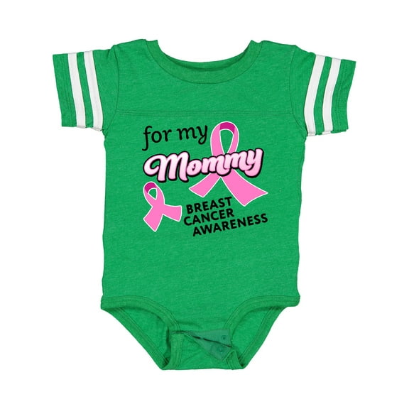 Inktastic For My Mommy Breast Cancer Awareness Boys or Girls Baby Bodysuit