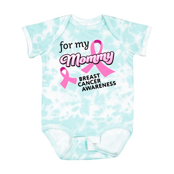 Inktastic For My Mommy Breast Cancer Awareness Boys or Girls Baby Bodysuit