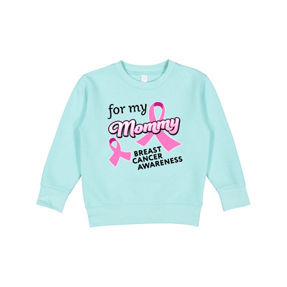 Inktastic For My Mommy Breast Cancer Awareness Toddler Sweatshirt