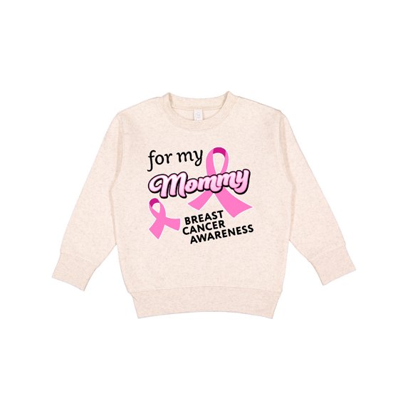 Inktastic For My Mommy Breast Cancer Awareness Toddler Sweatshirt
